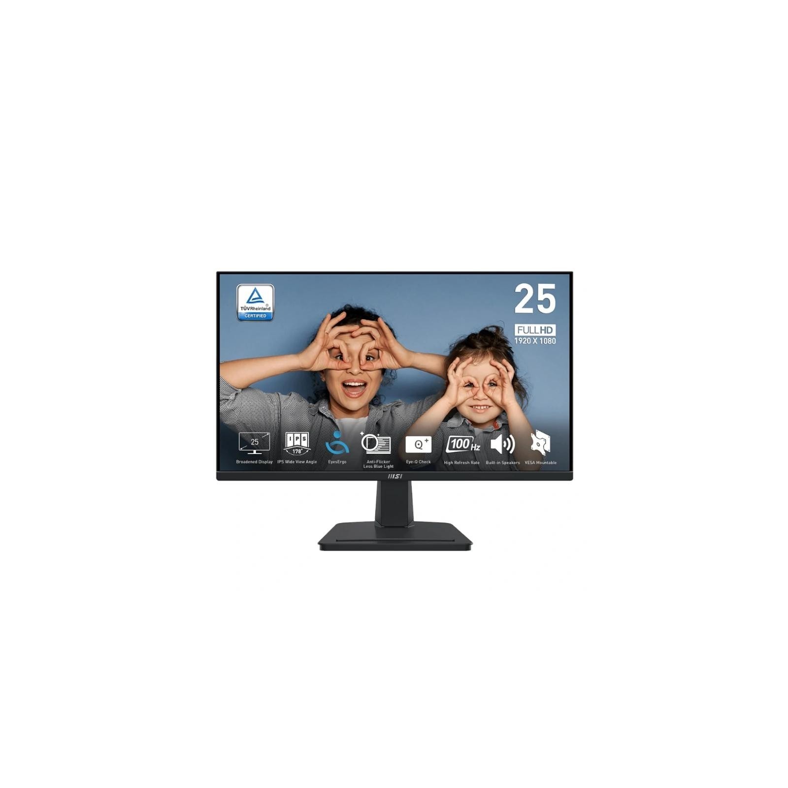 MSI MP251 Monitor 245 IPS FHD 16 9 4ms VGA HDMI