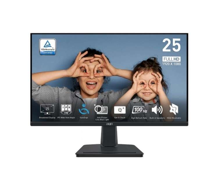 MSI MP251 Monitor 245 IPS FHD 16 9 4ms VGA HDMI