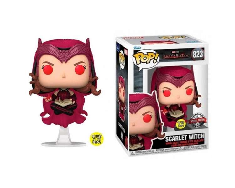 Funko pop marvel wandavision glows scarlet