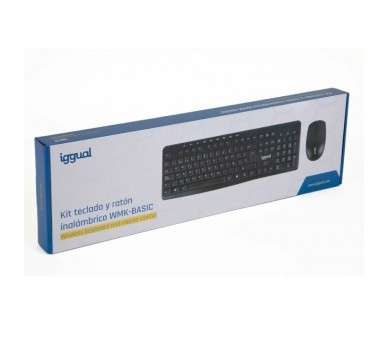 iggual Kit teclado raton inalambrico WMK BASIC