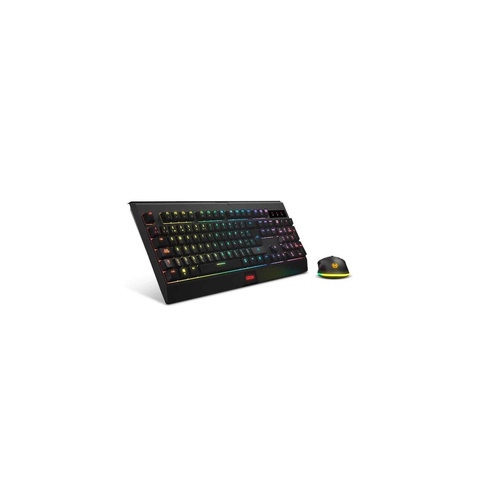 KROM KABALA Kit Teclado y Raton Wireless RGB SP