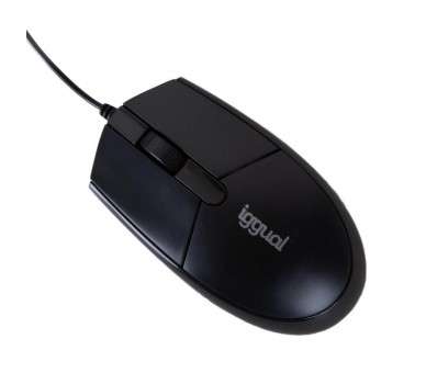 iggual Raton optico COM BASIC3 800DPI negro