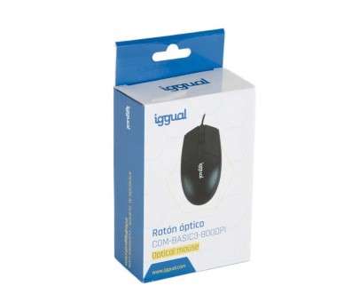 iggual Raton optico COM BASIC3 800DPI negro