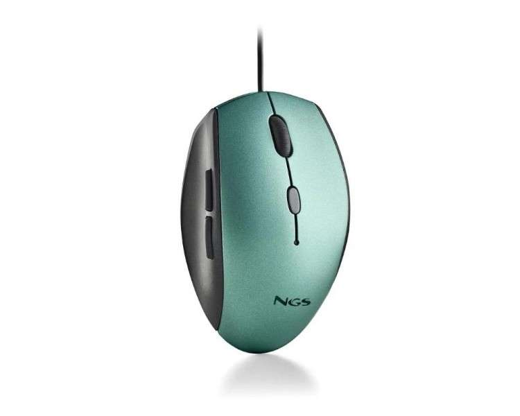 NGS WIRED ERGO SILENT MOUSE USB TYPE C ADAPT ICE