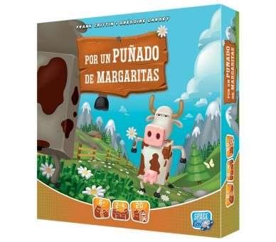 Juego mesa por un punado margaritas