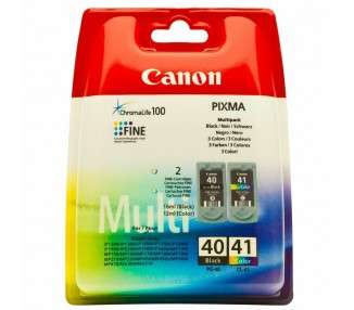 Multipack canon pg 40 negro cl 41 multicolor