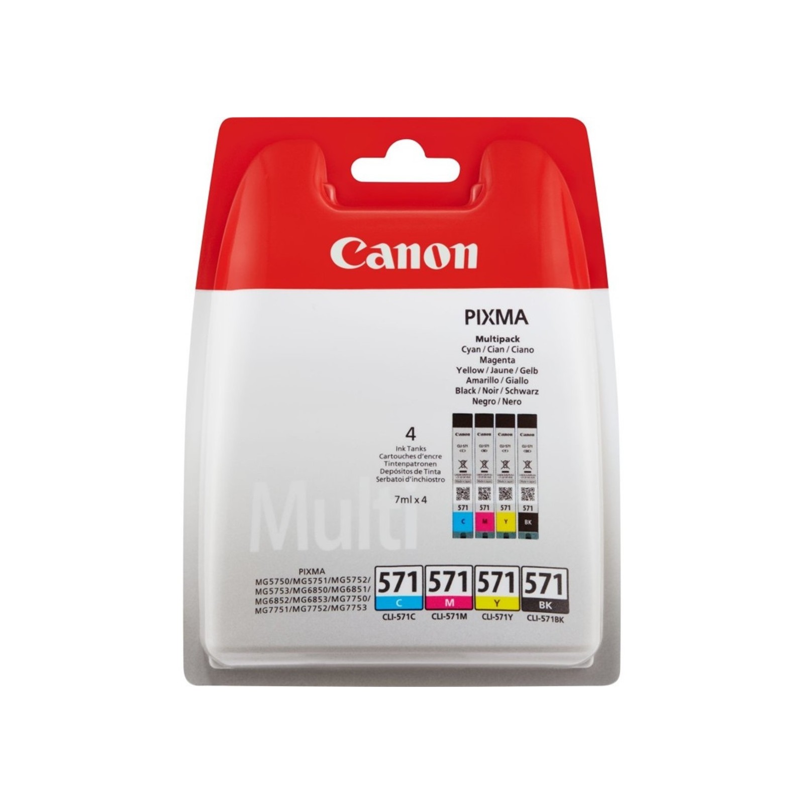 Multipack canon cli 571 c m y