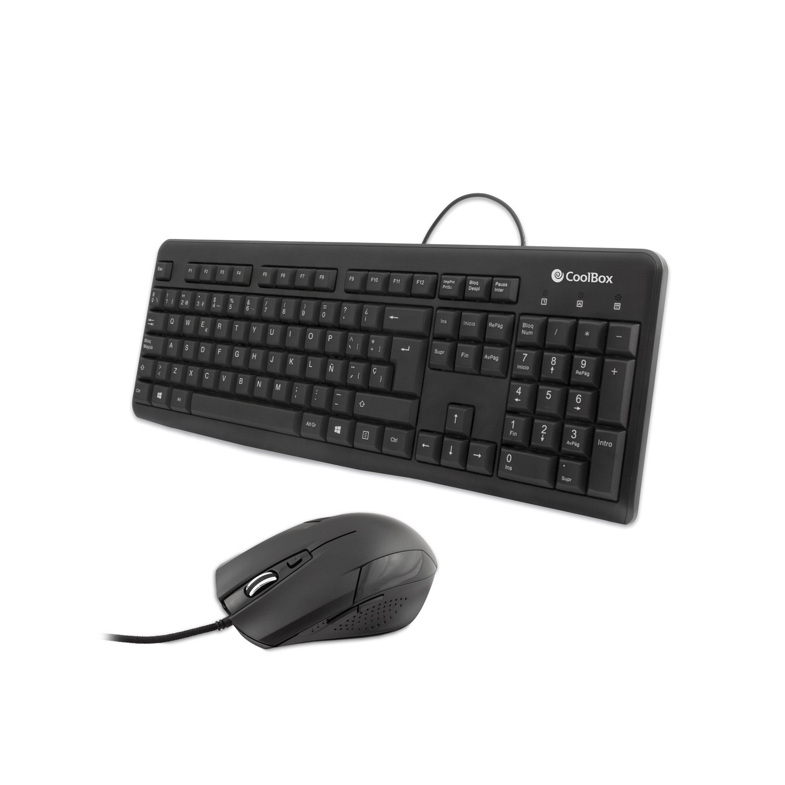 Kit teclado raton coolbox usb