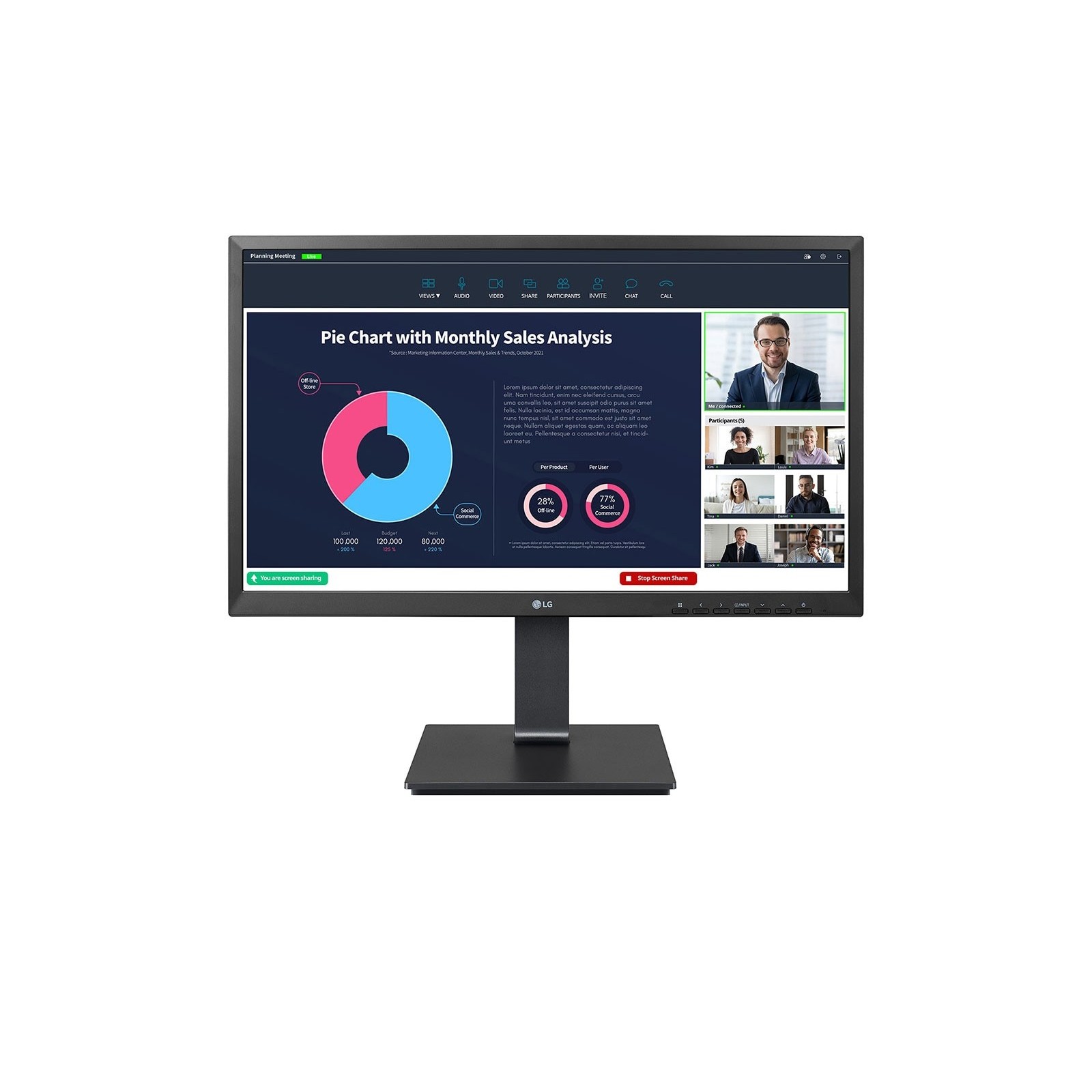 Monitor led ips lg 24bp750c 238pulgadas