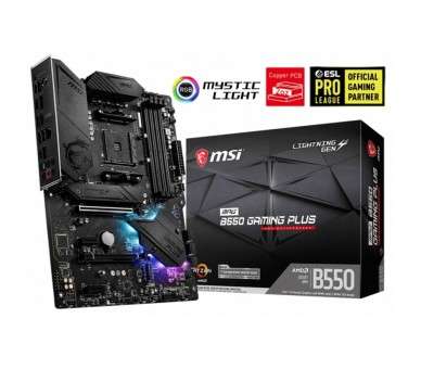 MSI Placa Base MPG B550 GAMING PLUS ATX AM4