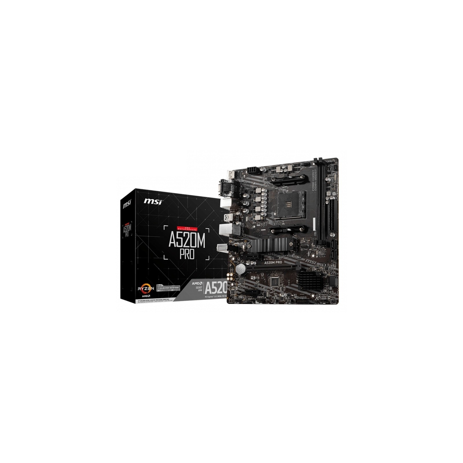 MSI Placa Base A520M PRO mATX AM4