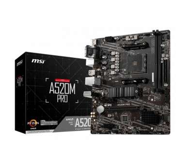 MSI Placa Base A520M PRO mATX AM4