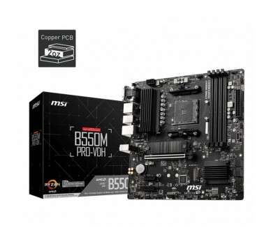 MSI Placa Base B550M PRO VDH mATX AM4