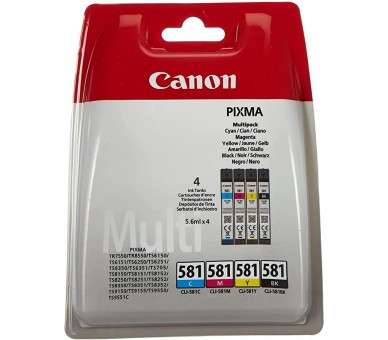 Cartucho tinta canon cli 581 negro cian