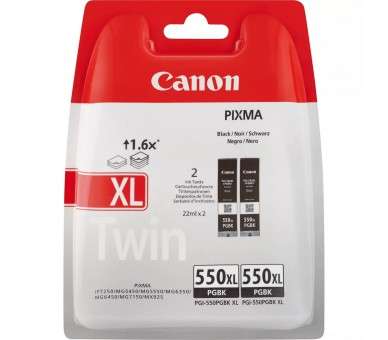 Pack cartucho tinta canon pgi 550xl negro