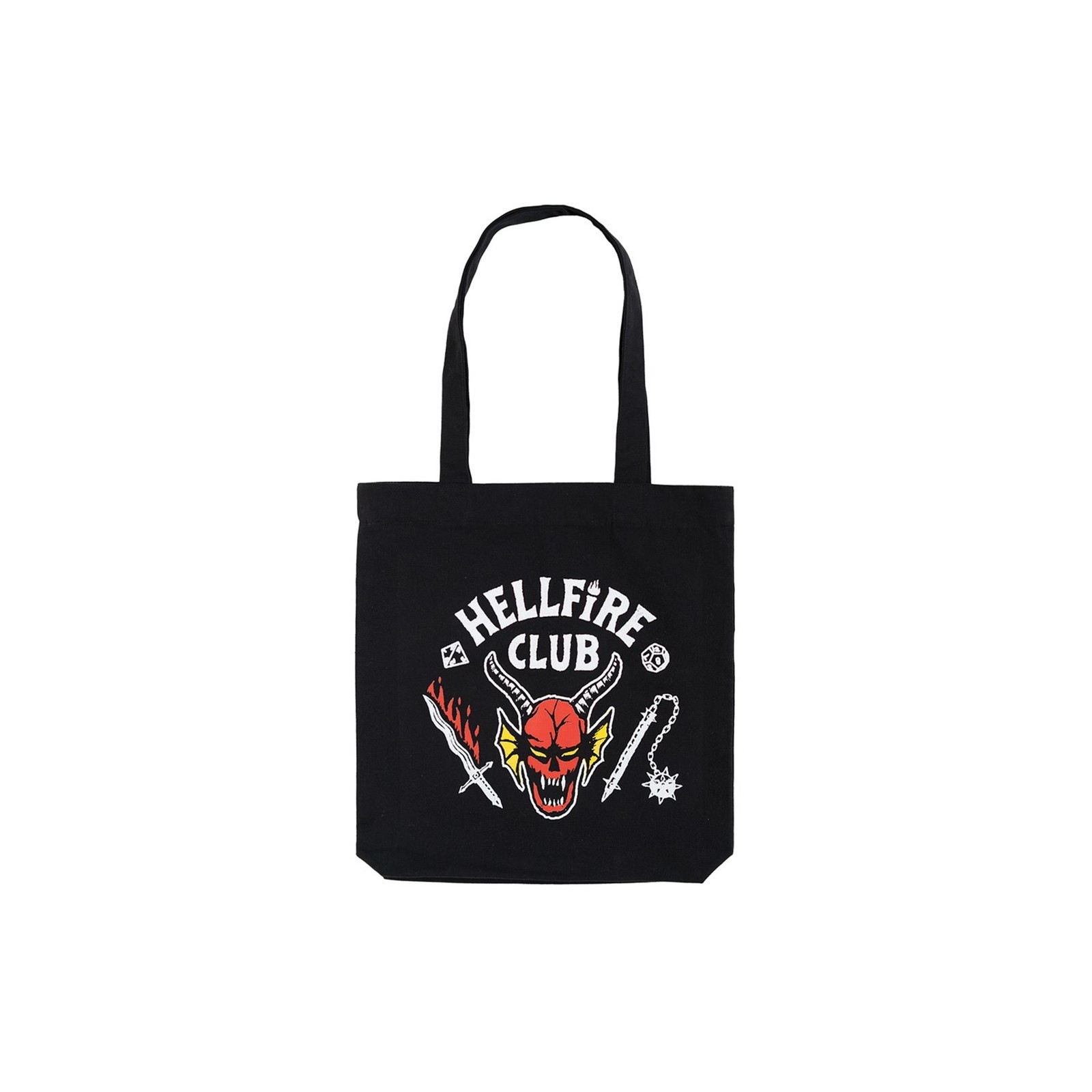 Tote bag stranger things hellfire club