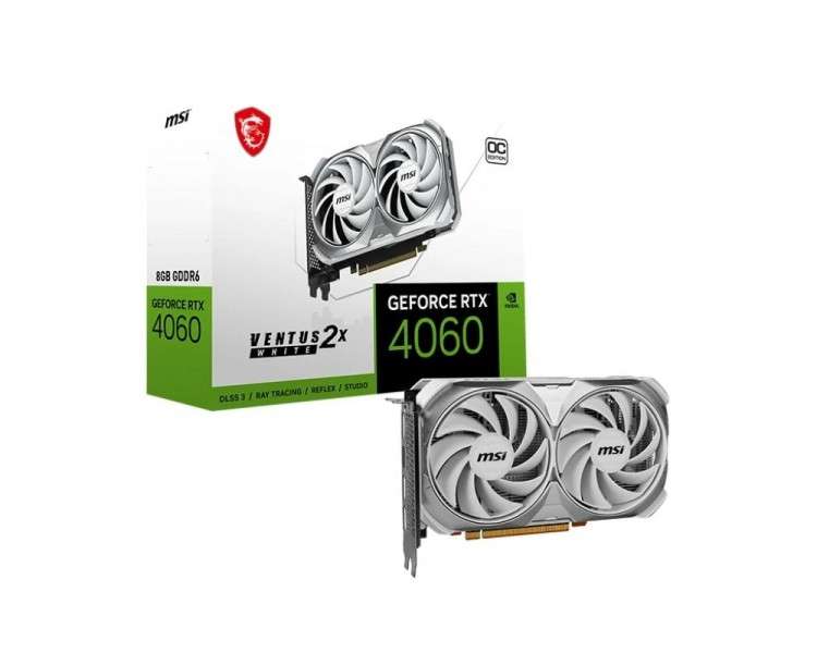 MSI VGA NVIDIA RTX 4060 VENTUS 2X WHITE 8G OC