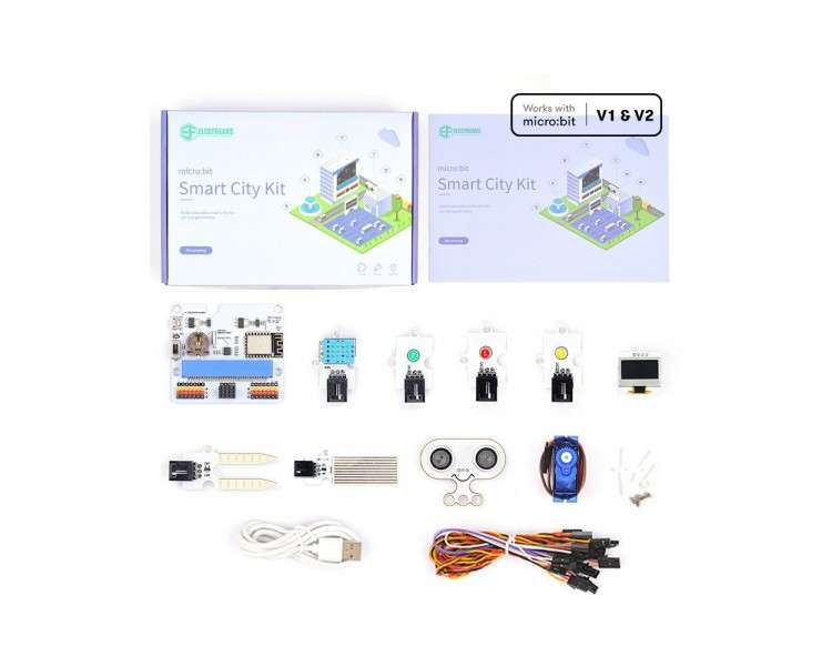 Kit sensores inteligentes micro bit ciudad inteligente