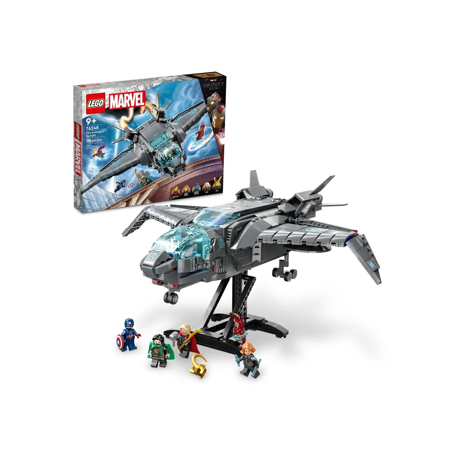 Lego marvel infinity saga quinjet los