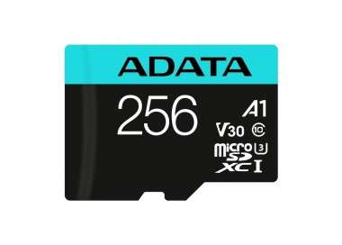 ADATA microSDXC SDHC UHS I U3 256GB c adapt
