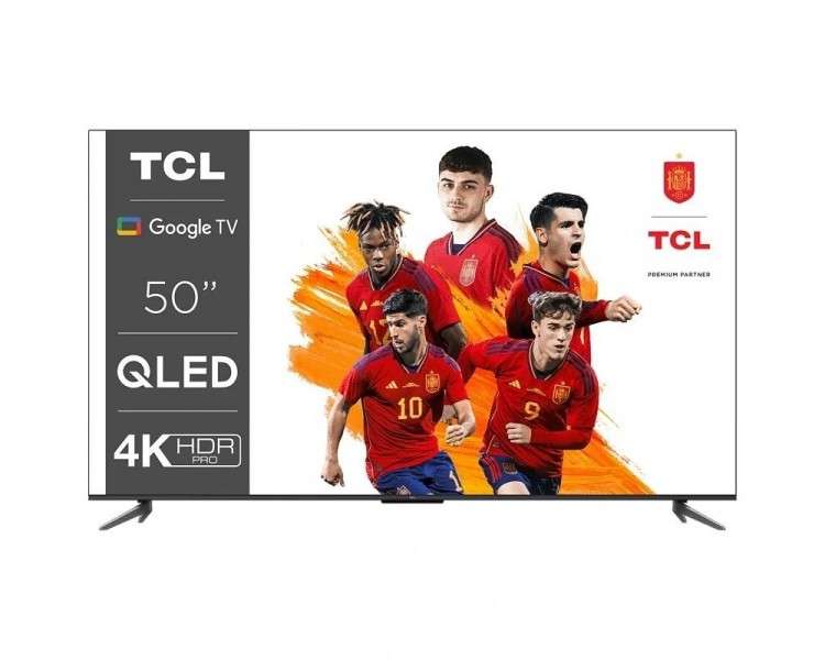 TCL 50C649 TV 50 4K QLED STVAnd USB 3XHDMI