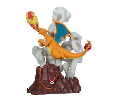 Figura pokemon efecto luz charizard deluxe