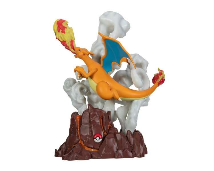 Figura pokemon efecto luz charizard deluxe