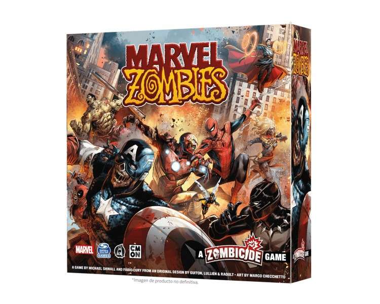 Juego mesa marvel zombies edad recomendada