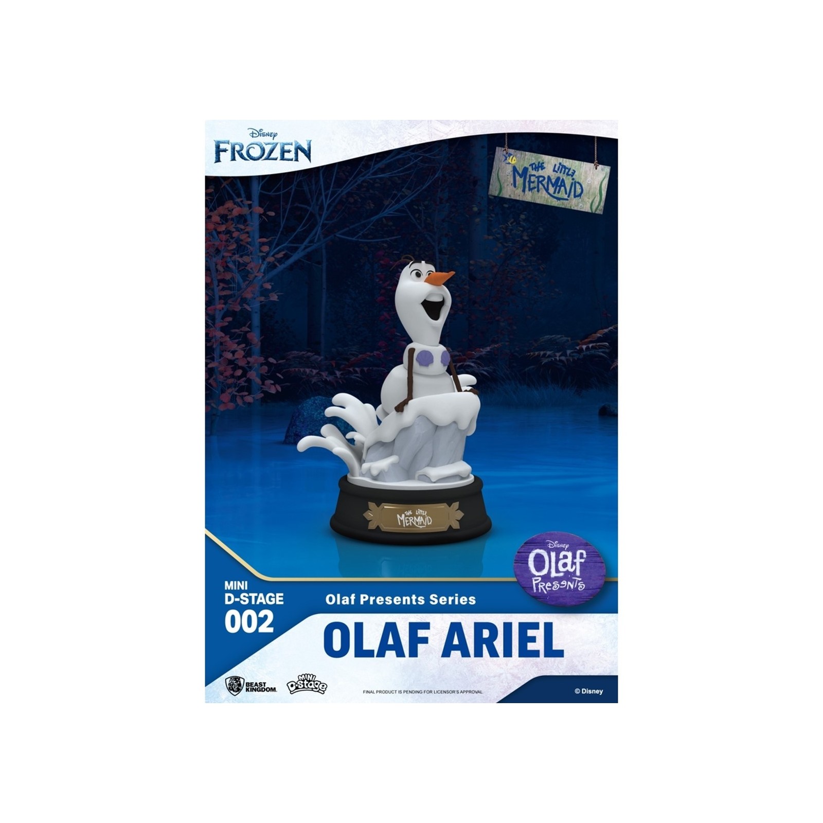 Figura beast kingdom minidstage disney olaf