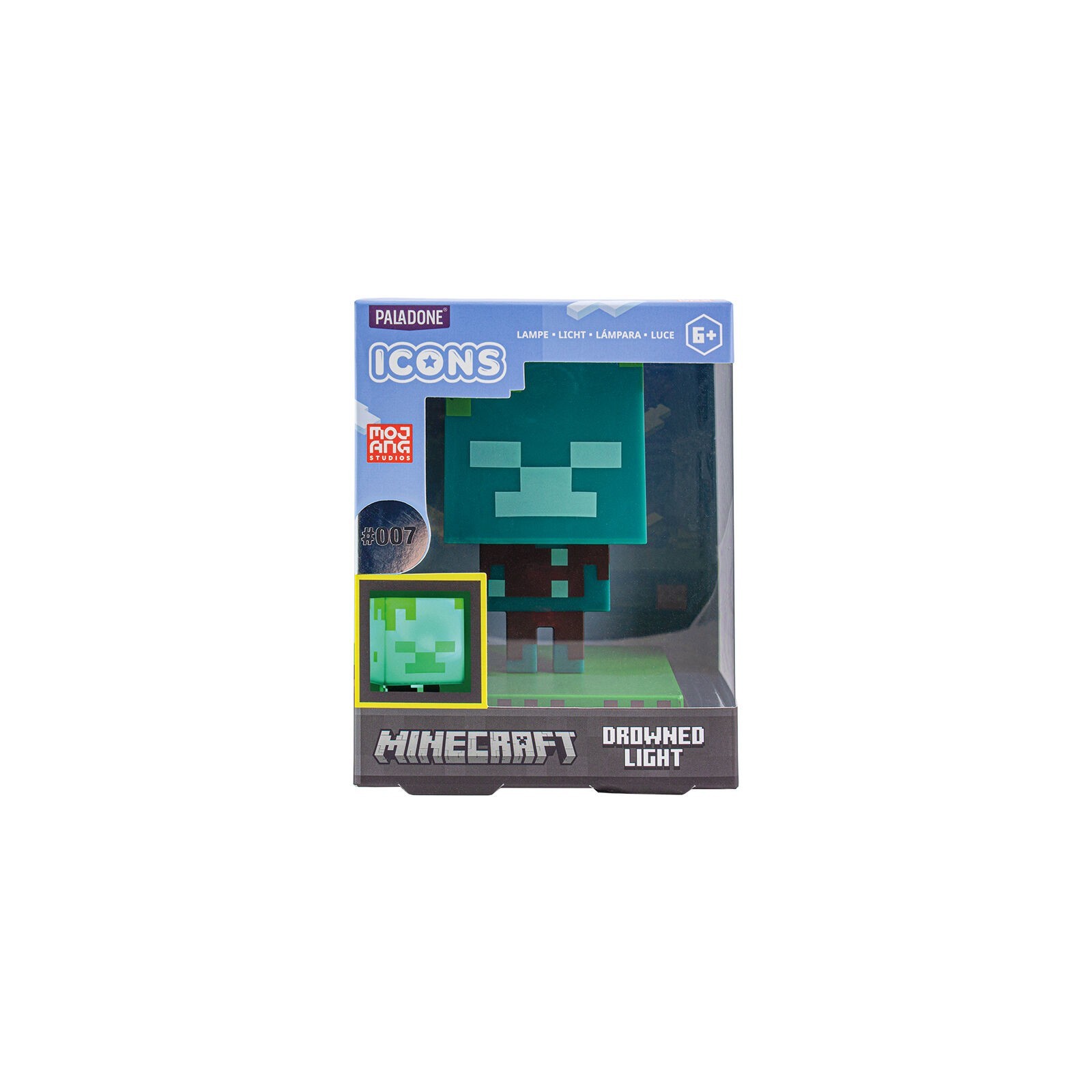 Lampara paladone icon minecraft drowned zombie