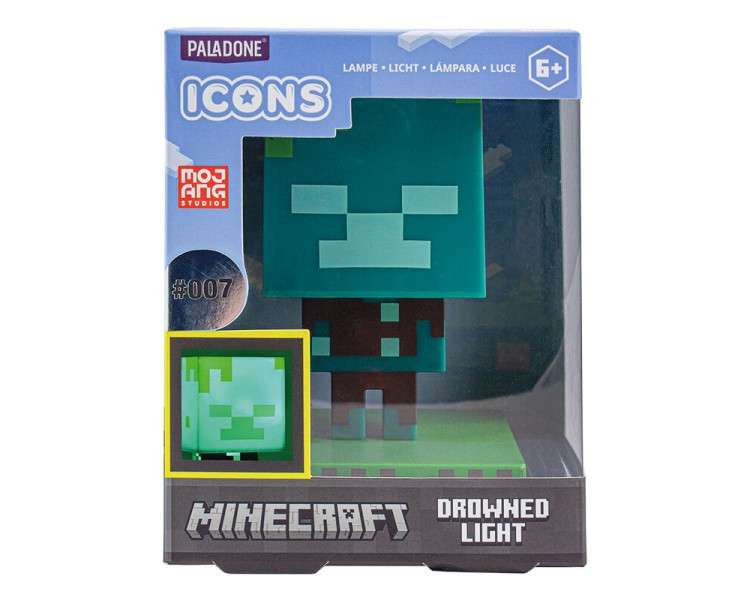 Lampara paladone icon minecraft drowned zombie