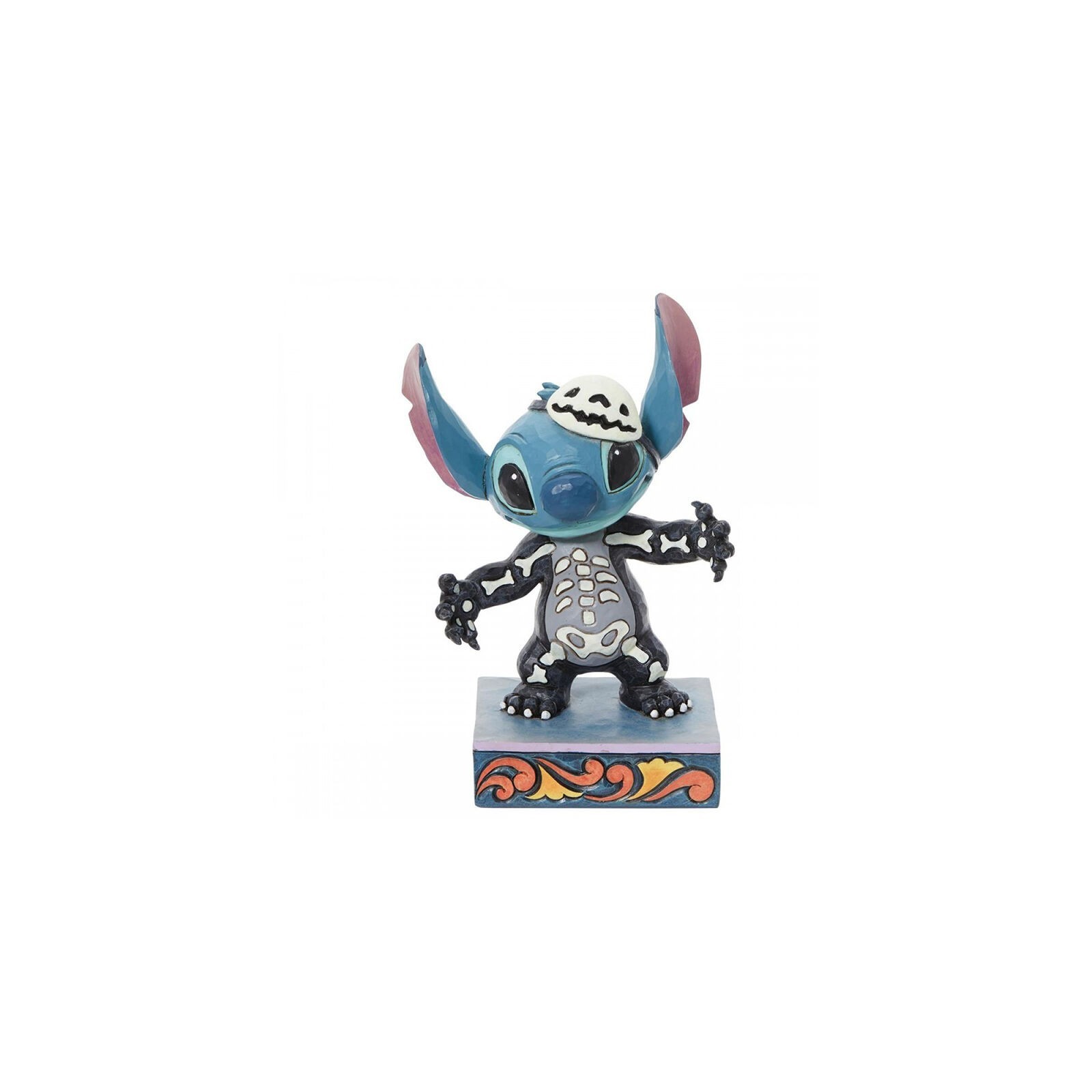 Figura enesco disney stitch traje esqueleto