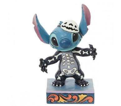 Figura enesco disney stitch traje esqueleto