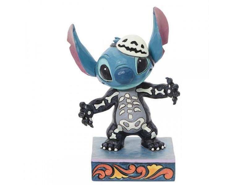 Figura enesco disney stitch traje esqueleto