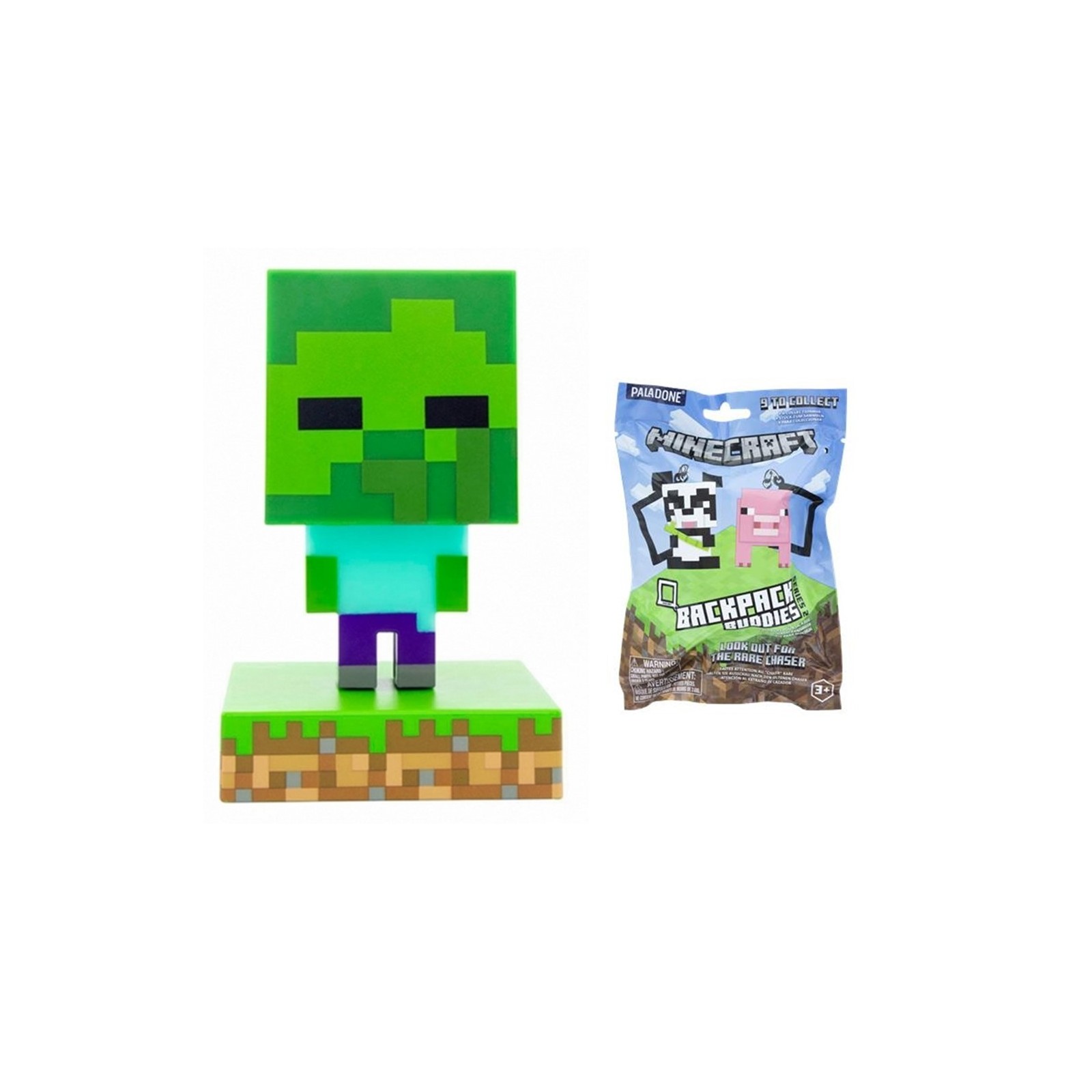 Pack minecraft lampara zombie figura