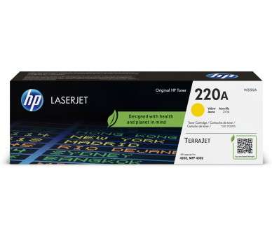 Toner hp 220a w2202a amarillo