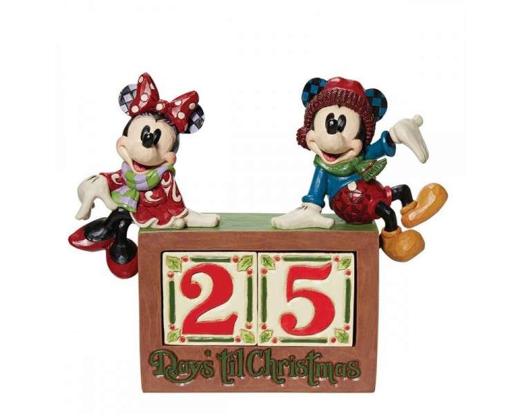 Figura enesco disney mickey minnie