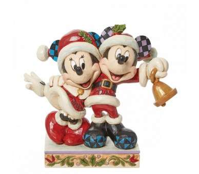 Figura enesco disney mickey minnie