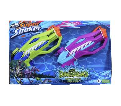 Pistola hasbro nerf super soaker dinosquad