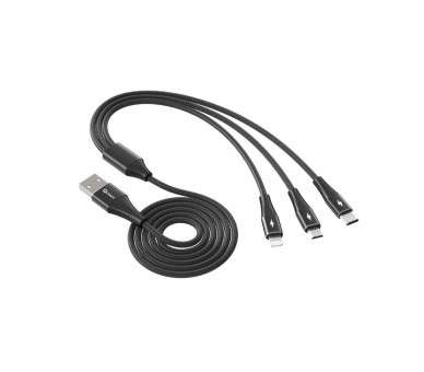 Cable triple qcharx napoli usb a