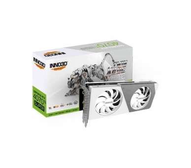 TARJETA GRaFICA INNO3D RTX 4070 TI SUPER TWIN X2 OC WHITE