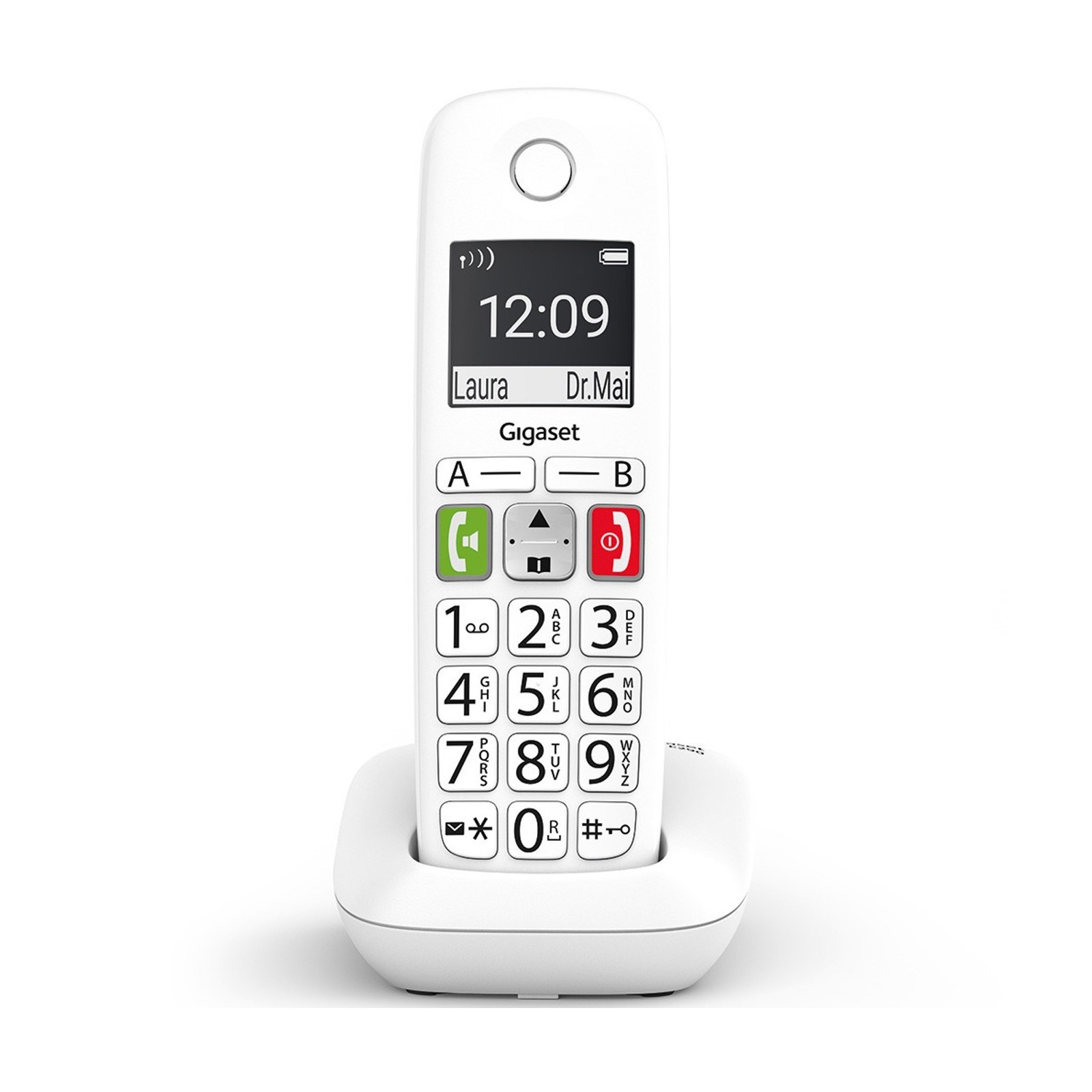 Telefono fijo inalambrico gigaset e290 blanco