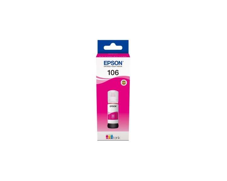 Cartucho tinta epson c13t00r340 106 ecotank