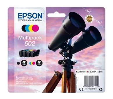 Multipack tinta epson 502 c13t02v64010 negro