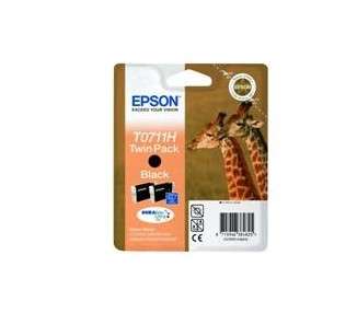 Pack 2 tintas epson c13t07114h10 negro