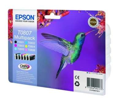 Multipack tinta epson t08074 t080140240340440 540640