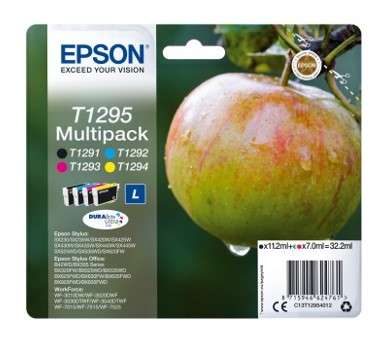 Multipack tinta epson c13t12954012 negro cian