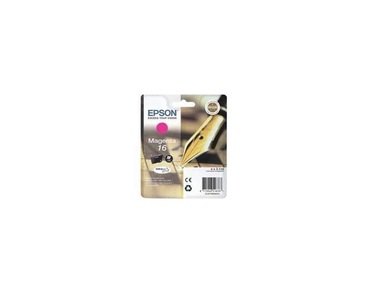 Cartucho tinta epson t162340 magenta wf 2010