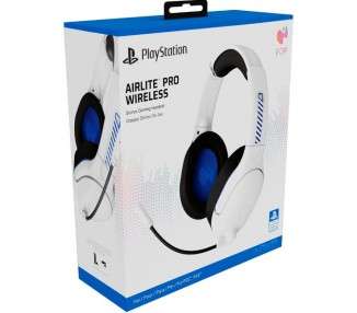 PDP  AIRLITE PRO WIRELESS STEREO GAMING HEADSET WHITE (BLANCO) (PS5/PS4)