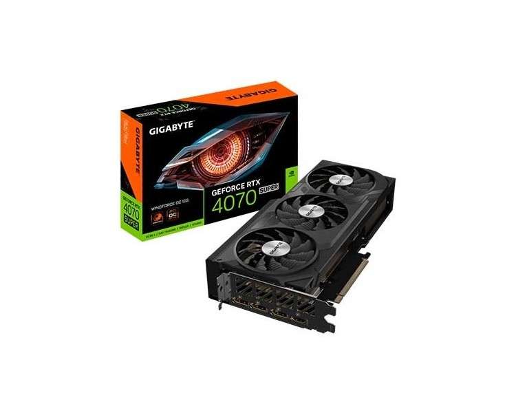 TARJETA GRaFICA GIGABYTE RTX 4070 SUPER WINDFORCE OC 12G